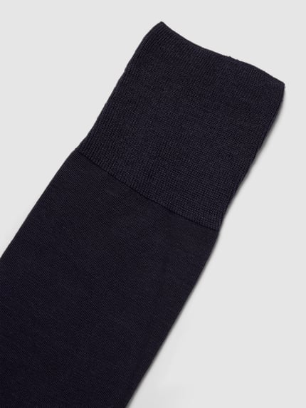 FALKE Sokken met wol, model 'ClimaWool' Marineblauw - 2