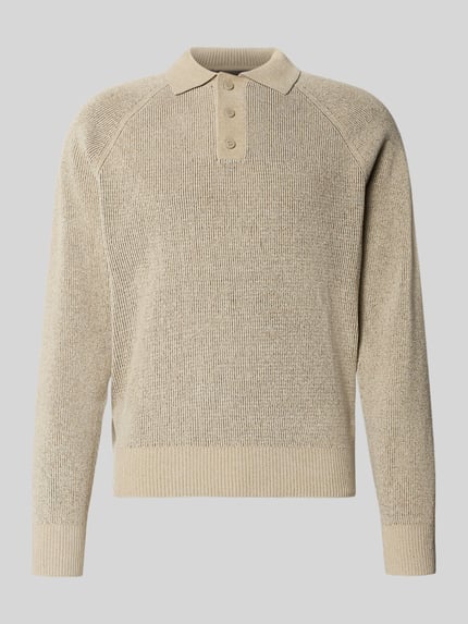Jake*s Studio Men Strickpullover mit Polokragen Beige 2