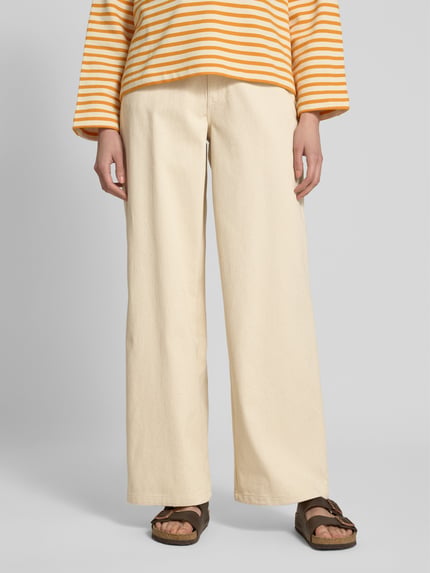 Moves Jeans mit Bindegürtel Modell 'Adanna' Offwhite 4