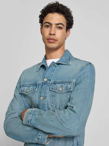 Tommy Jeans Regular Fit Jeansjacke aus reiner Baumwolle Jeansblau 3