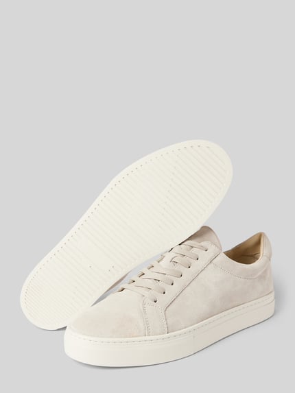 Vagabond Sneakers met vetersluiting, model 'Paul' Lichtgrijs - 4
