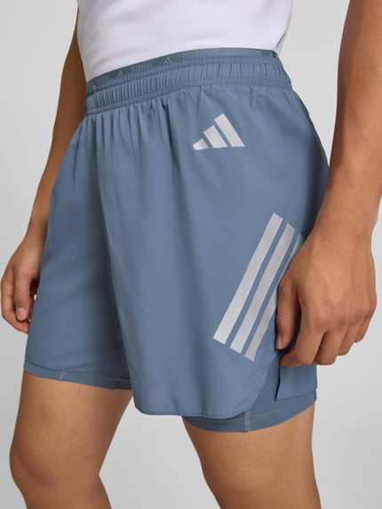 adidas Training Regular fit sportshorts met logoprint model 'ADI365/// 2i1 M' Antraciet - 3