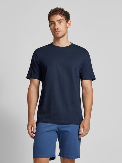 SCHIESSER T-shirt z okrągłym dekoltem Ciemnoniebieski 4