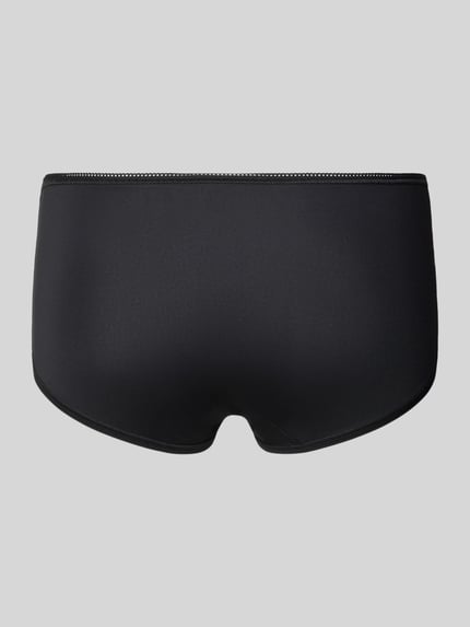 Produktfoto, Slip mit Label-Detail im 3er-Pack van Sloggi, materiaalmix met stretch, nauwsluitend, labeldetail, set van 3, zwart, glad