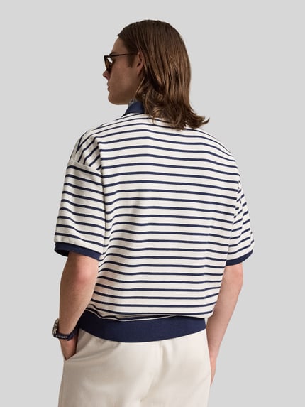 Polo Ralph Lauren Loose Fit Poloshirt aus Baumwoll-Mix Marine 5