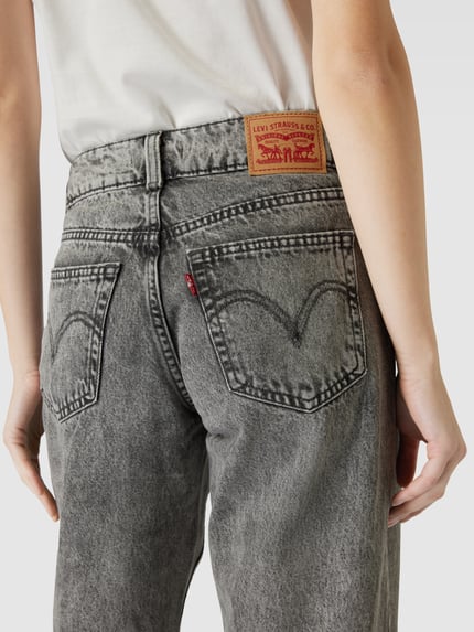Levi's® Straight Leg Jeans im 5-Pocket-Design Modell 'SUPERLOW' Anthrazit 3