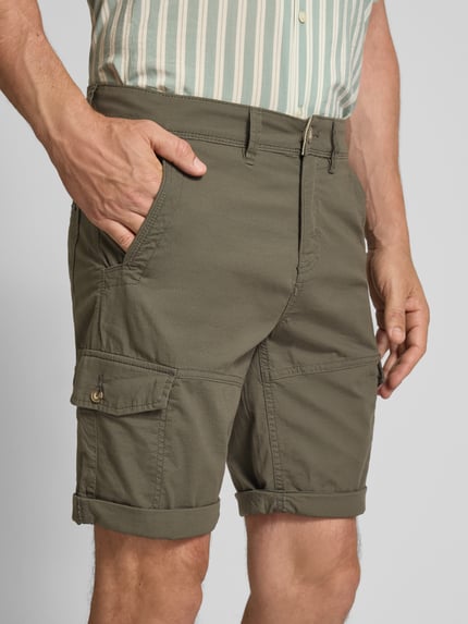 LERROS Korte broek met cargozakken Donkergroen - 3