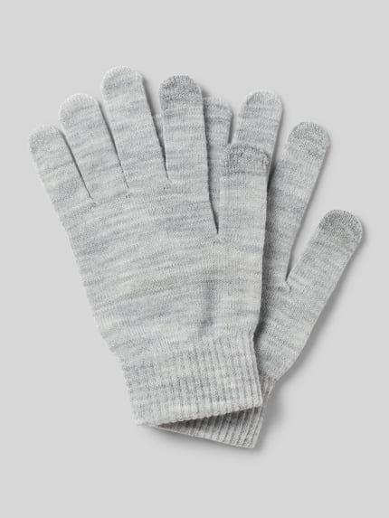 PIECES Handschuhe mit Touchscreen Funktion Modell 'PCNEW BUDDY' Hellgrau Melange 1