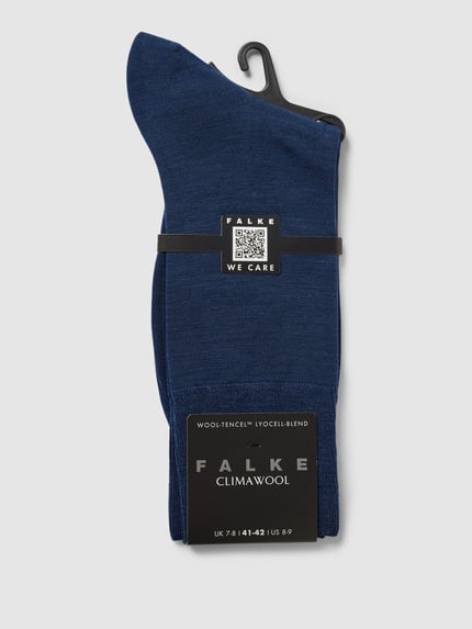 FALKE Sokken met wol, model 'ClimaWool' Blauw - 3