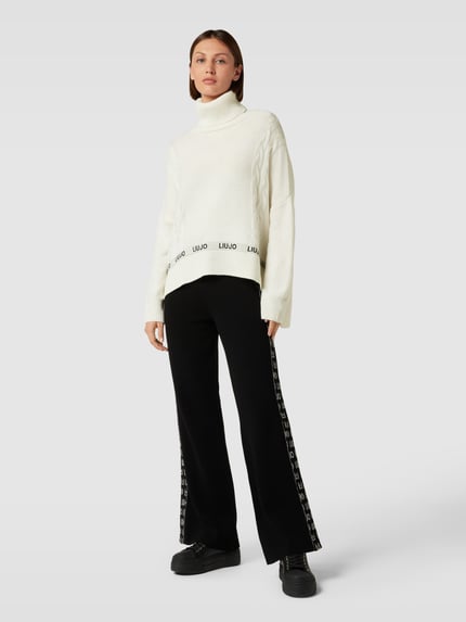 Liu Jo Sport Coltrui met langere achterkant Offwhite - 1