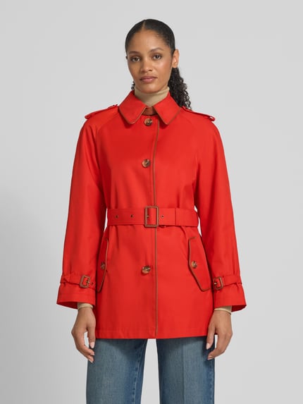 Lauren Ralph Lauren Trenchcoat met schoudertrensjes en riem Oranje - 4