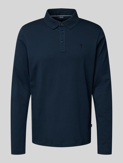 JOOP! COLLECTION Regular Fit Poloshirt im langärmeligen Design Modell 'Pero' Marine 2