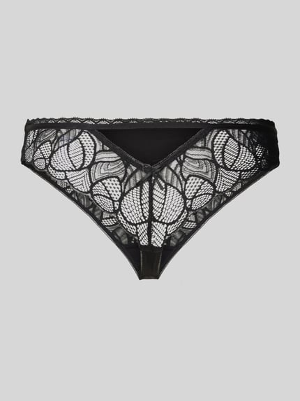 LASCANA String mit Spitzenbesatz Modell 'Alicia' Black 3