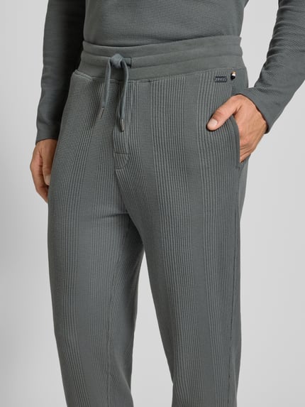 BOSS Relaxed Fit Sweatpants aus Baumwoll-Mix Schilf 3