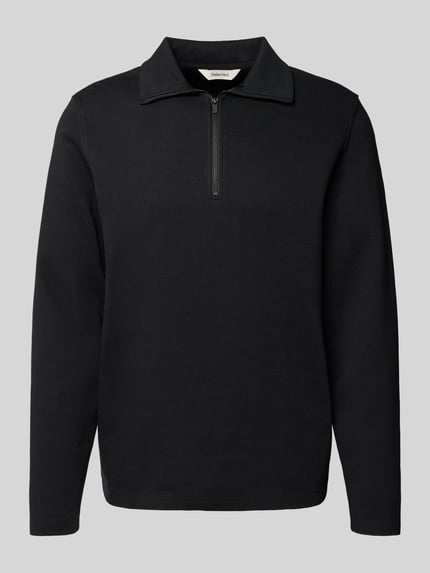 Selected Bluza z mieszanki bawełny model ‘KEV’ Czarny 2