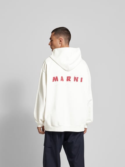 Marni hoodie met capuchon Wit - 5
