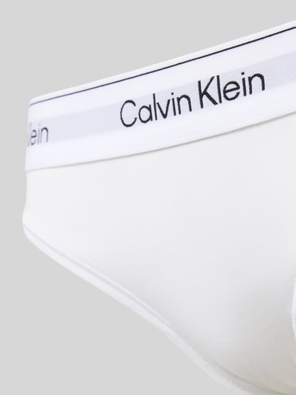 Calvin Klein Underwear Slip van katoenmix Wit - 2