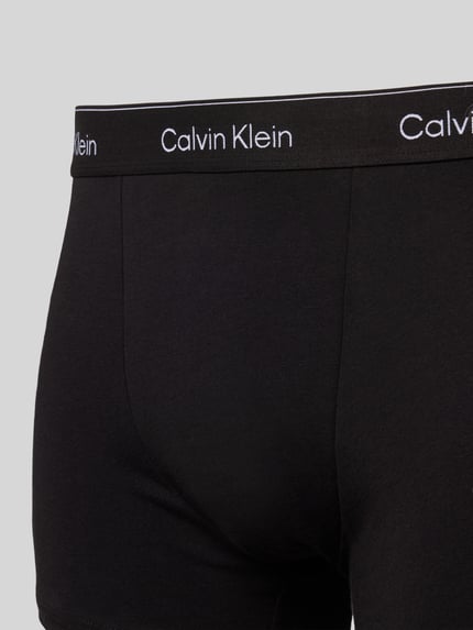 Calvin Klein Underwear Broek met elastische band met logo in een set van 3 stuks Black - 2