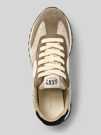 GANT Sneakers met labeldetails, model 'Caffay' Taupe - 3