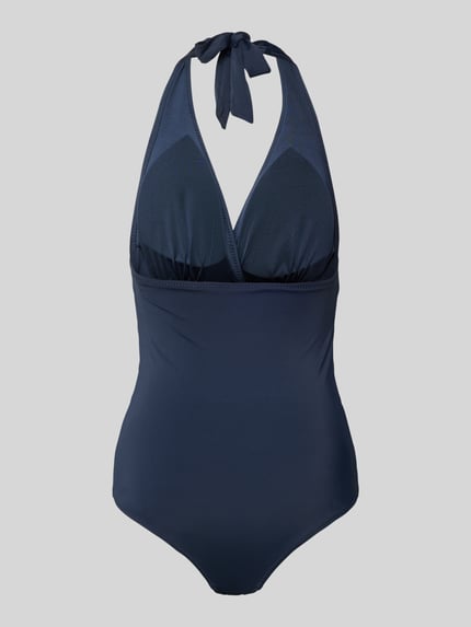 MAGIC Bodyfashion Badeanzug in unifarbenem Design Dunkelblau 3