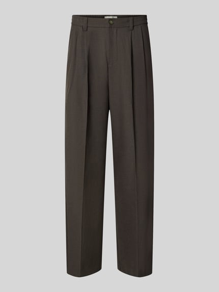 Straight Fit Hose mit Viskose-Anteil Modell 'Grant' Shop The Look MANNEQUINE