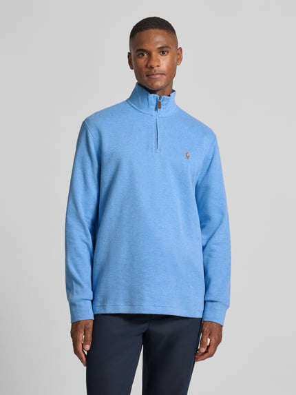 Polo Ralph Lauren Gebreide pullover met opstaande kraag Koningsblauw - 4