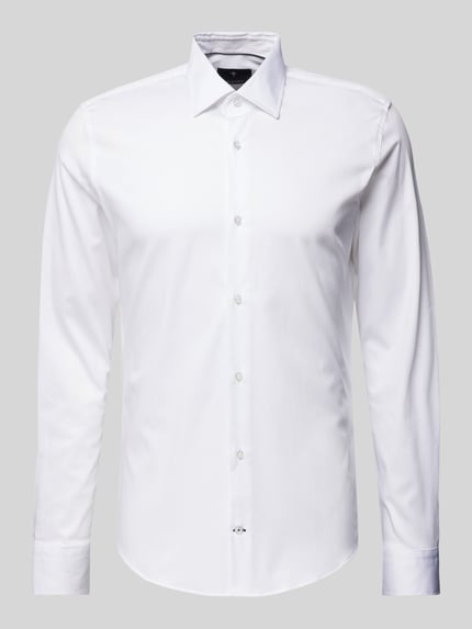 JOOP! COLLECTION Koszula biznesowa męska JOOP! Collection;Mieszanka bawełny z dodatkiem streczu;Krój slim fit;Model ‘Pit’;Kołnierzyk typu kent;Listwa guzikowa na całej długości;Sportowe mankiety;Długość tyłu w rozmiarze 40: 76 cm;Szerokość ramion w rozmiarze 40: 42 cm;Długość rękawa w rozmiarze 40: 67 cm Biały 2