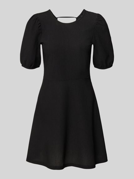 ONLY Licht uitlopende mini-jurk met rugdecolleté, model 'SURI' Zwart - 2