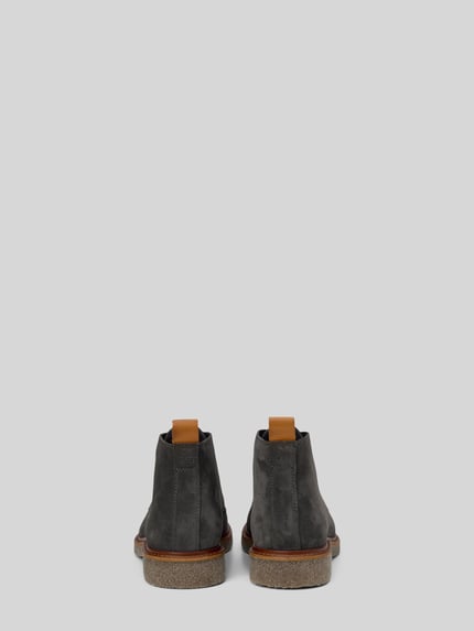 Marc O'Polo Boots aus Rindvelours mit Kreppsohle Anthrazit 3
