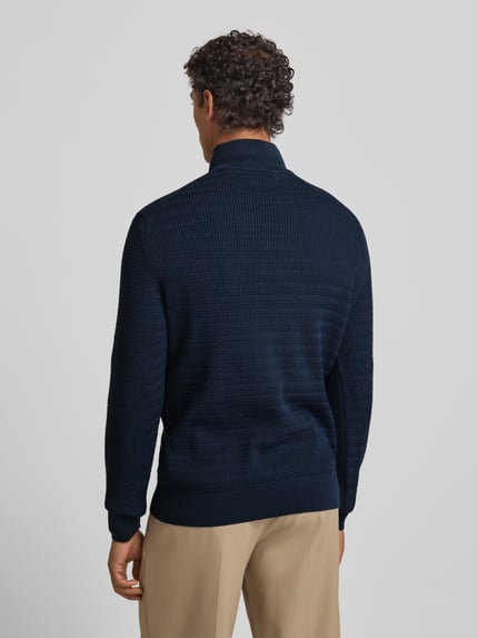 GANT Strickpullover mit Stehkragen Marine 5