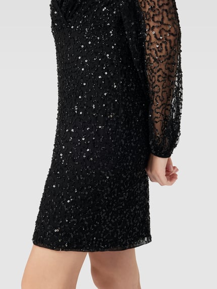 Jake*s Cocktail Cocktailkleid mit Paillettenbesatz Black 3