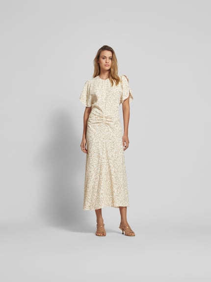 Victoria Beckham Maxi-jurk met cut-outs Ecru - 4