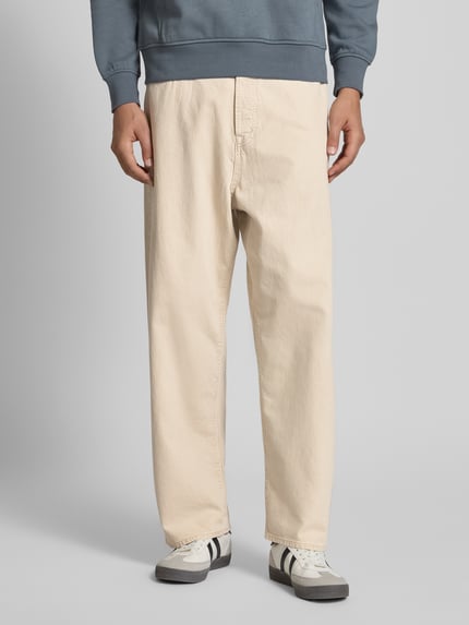 JACK & JONES Jeansy o szerokim kroju z 5 kieszeniami model ‘Iron’ Beżowy 4