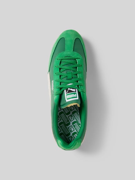 PUMA Sneakersy z detalem z logo Zielony 4