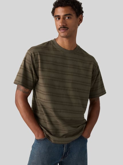 Levi's® Vintage Fit T-Shirt aus reiner Baumwolle Khaki 1