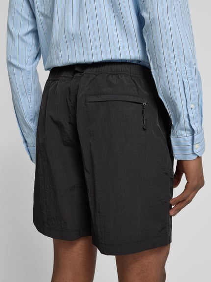 WOODBIRD Regular Fit Shorts mit Gürtel Modell 'Choi' Black 3