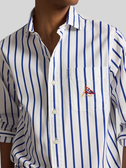 Polo Ralph Lauren Relaxed Fit Freizeithemd aus reiner Baumwolle Weiss 3