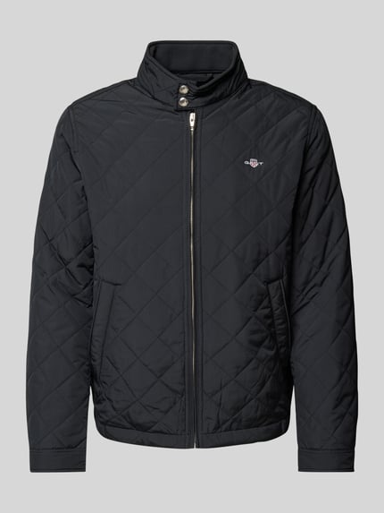 GANT Jacke mit Label-Details Modell 'QUILTED' Black 2