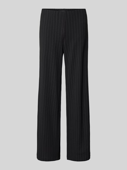 VERO MODA Relaxed Fit Wide Leg Stoffhose mit weitem Bein Modell 'BERLIN' Black 2