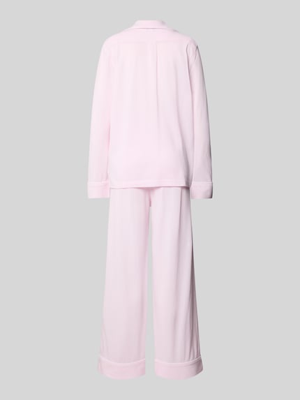 Polo Ralph Lauren Pyjama mit Logo-Stitchings Modell 'OXFORD Madison' Rosa 3