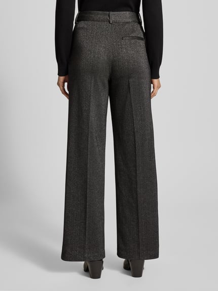 Tom Tailor Regular Fit Weite Hose mit Baumwoll-Anteil Anthrazit 5