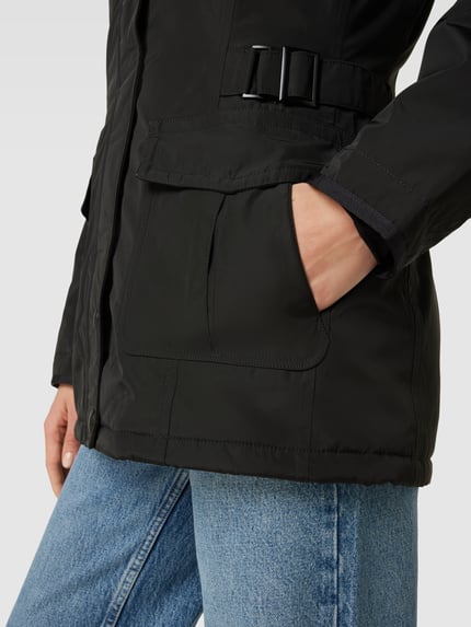 Wellensteyn Shaped Fit Parka mit Label-Applikation Modell 'ARUBA' Black 6