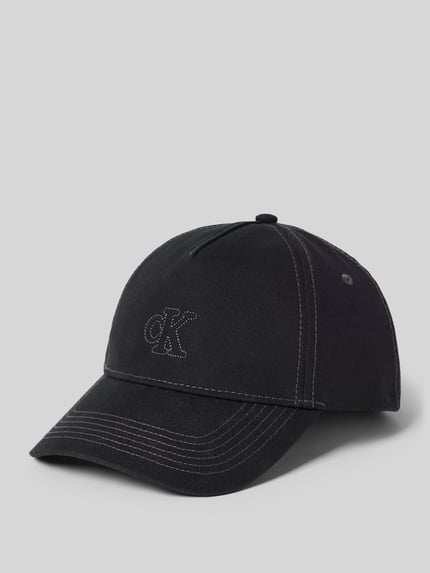 CK Calvin Klein Cap van katoen met logo Zwart - 1