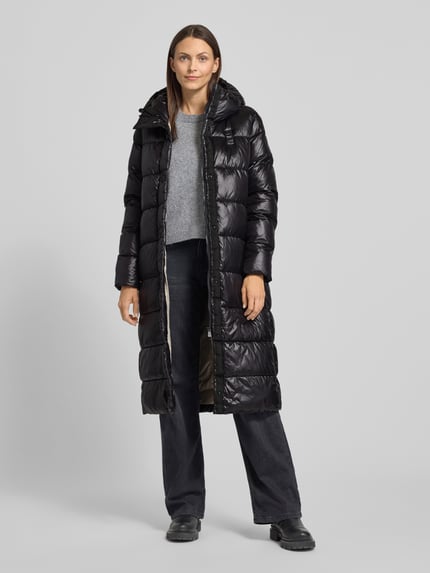 Blauer USA Regular Fit Steppmantel mit Label-Detail Modell 'BELLEVUE' Black 1