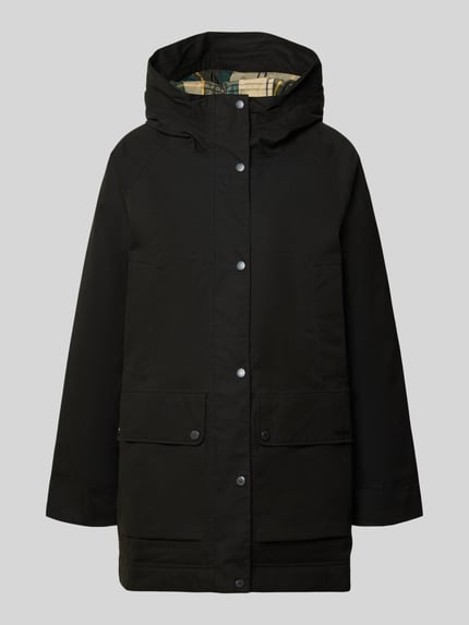 Barbour kurtka funkcyjna w kroju regular fit z mieszanki bawełny Czarny 2
