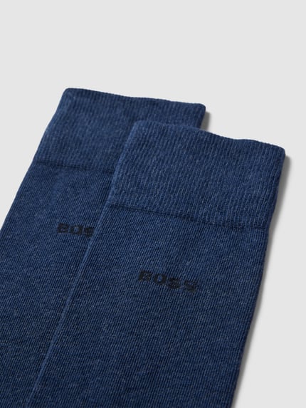 BOSS Socken mit Label-Print im 2er-Pack Blau 2