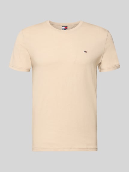 Regular Fit T-Shirt aus Baumwoll-Mix Shop The Look MANNEQUINE