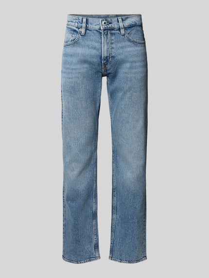 G-Star RAW Straight leg jeans met steek- en achterzakken, model 'Mosa' Jeansblauw - 2