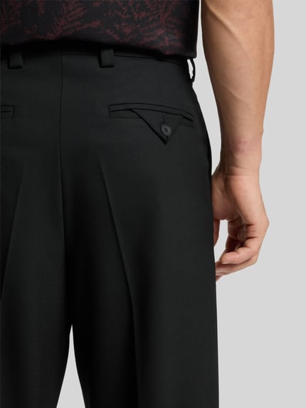 HUGO Modern Fit Anzughose mit Viskose-Anteil Modell 'Flips251X' Black 3