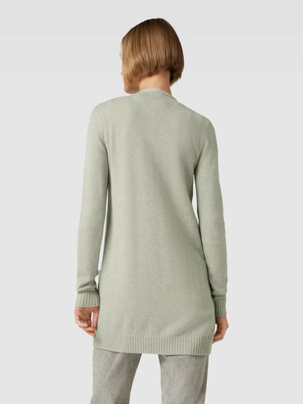 VILA Strickcardigan mit Eingrifftaschen Modell 'VIRIL' Khaki Melange 5